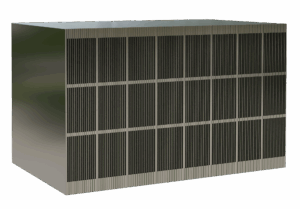 Render of microchannel FT reactor technology