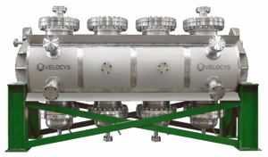 Image of FT SAF microchannel reactor from Velocys, used in renewable fuel production as part of the microFTL license package