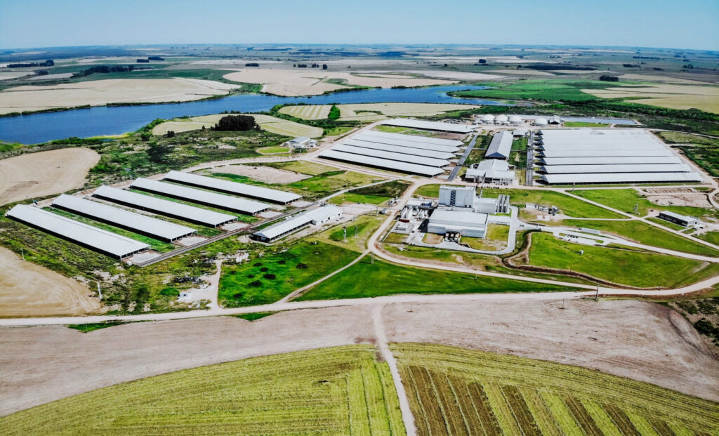 Estancias del Lago dairy in Uruguay where Velocys with support the NovaSAF 1 biogas-to-SAF project for Syzygy Plasmonics